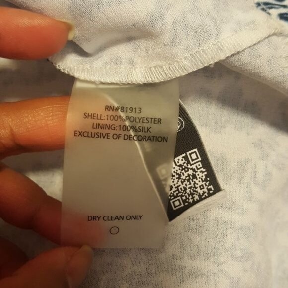 Robert Graham Luana Beaded Printed Aline Tunic Dress - Picture 4 of 8